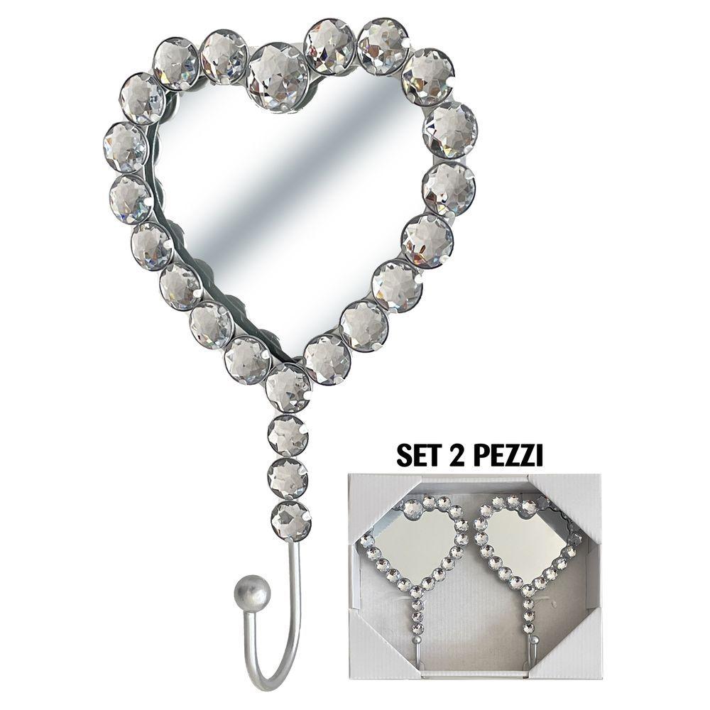 Wim 59821 Coppia Ganci A Specchio Cinderella 18,5*11Cm