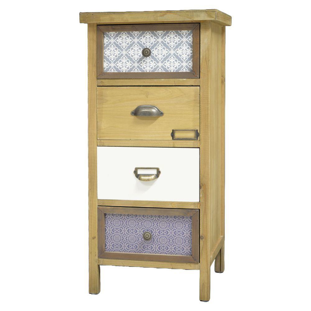 WOT 61993 Colonnina 4 Cassetti Chester 40*35*84Cm