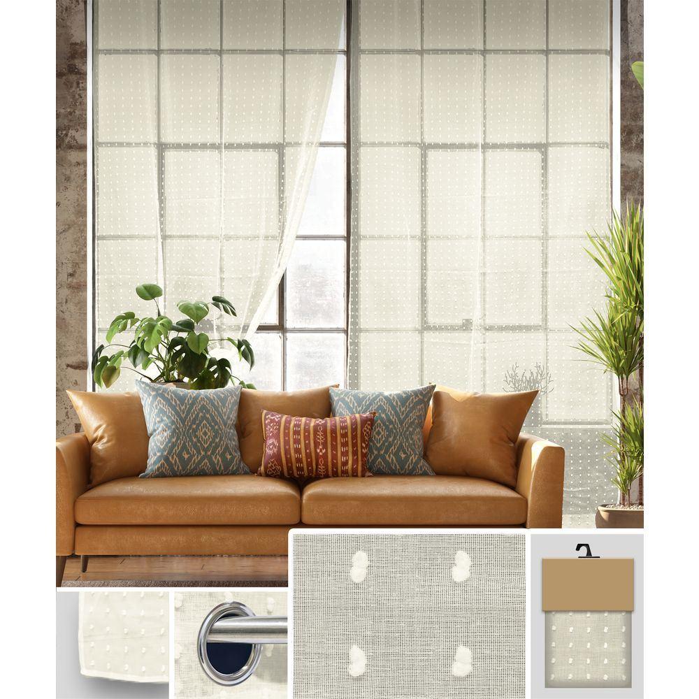 Yan 61848 Tenda Greta Cream 140*280Cm