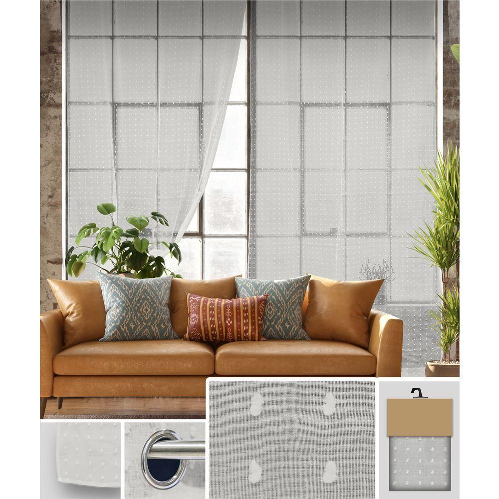 Yan 61850 Tenda Greta Grey 140*280Cm - Tessuto Grigio - Tende | Mikasa