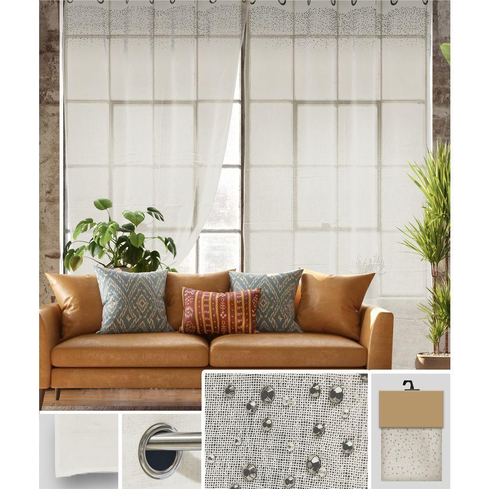 Yan 61852 Tenda Yvonne Taupe 140*280Cm