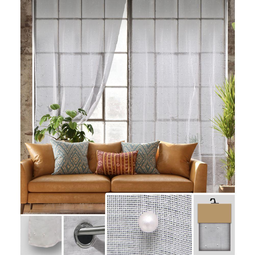 Yan 61869 Tenda Laila White 140*280Cm