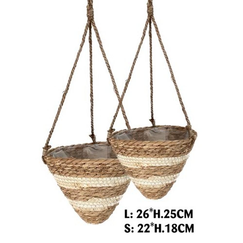 Yue 59458-P Portavaso Cono Con Gancio Small 22*22*18Cm