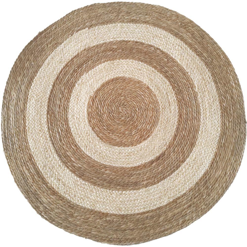 YUE 62752 Tappeto Rotondo Intrecciato 120 Cm
