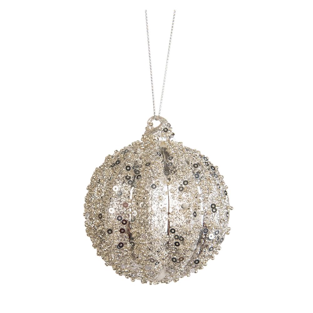 Yuj 56872 Sfera Vetro Glitter D.10Cm