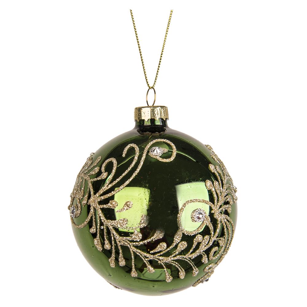 Yuj 56894 Sfera Vetro Green D.10Cm