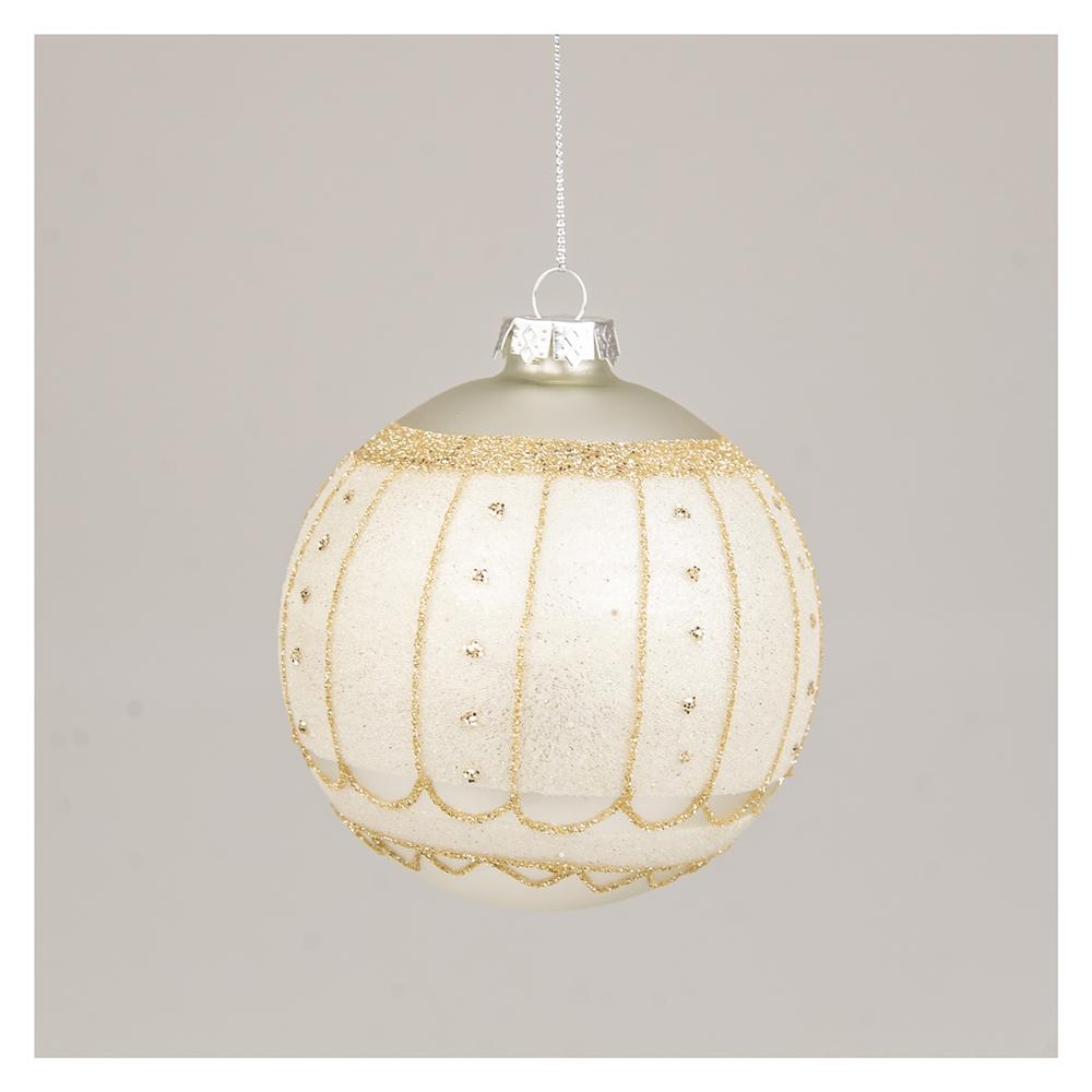 Yuj 57778 Sfera Vetro Gold D.8Cm