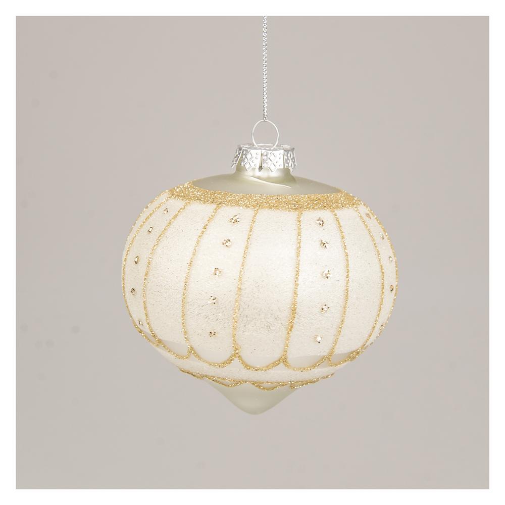 Yuj 57780 Sfera Vetro Cipolla Gold D.8Cm