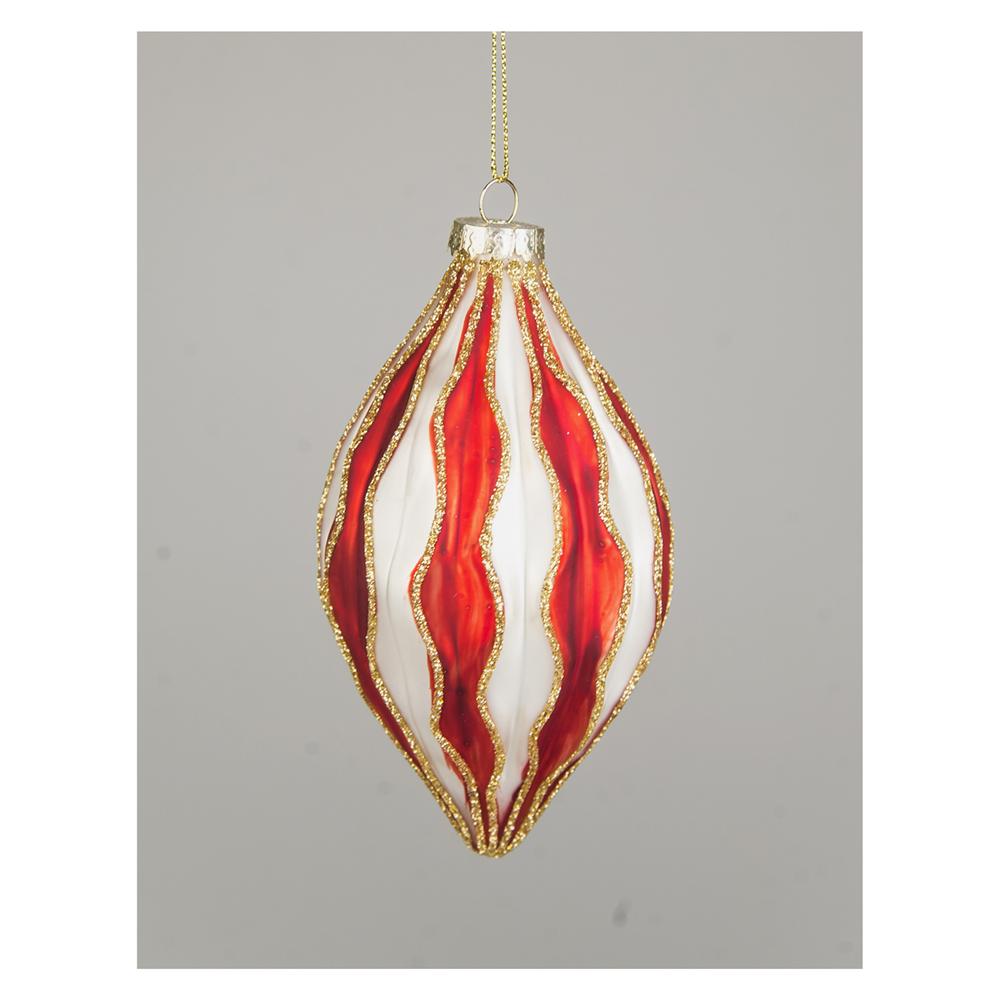 Yuj 57811 Sfera Vetro Allungata Circo Onde 8Cm