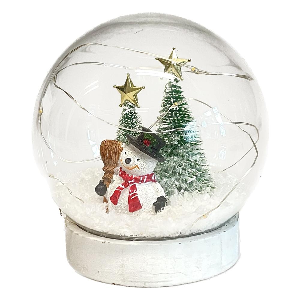 Yuj 59345 Decorazione Snowman Natale Sfera Con Led 12Cm