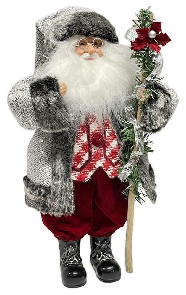Zar 61176 Babbo Hogwarts Grigio Xmas H.45Cm