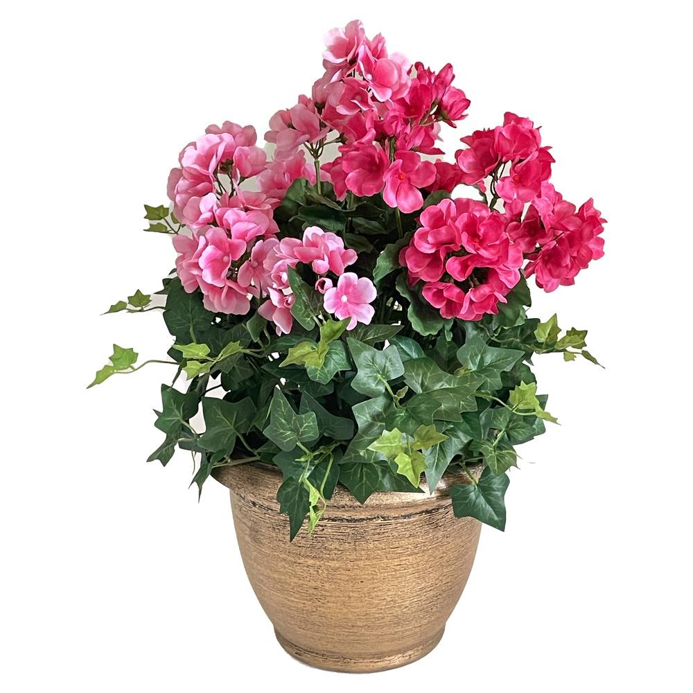 Zhi 59947 Vaso Geranio Large Pot 42*42*56Cm - Vaso Plastica - Piante | Mikasa