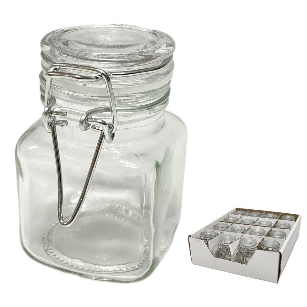 ZIB 61344 Vasetto Vetro Glass Lid 6,1*5,2*8Cm