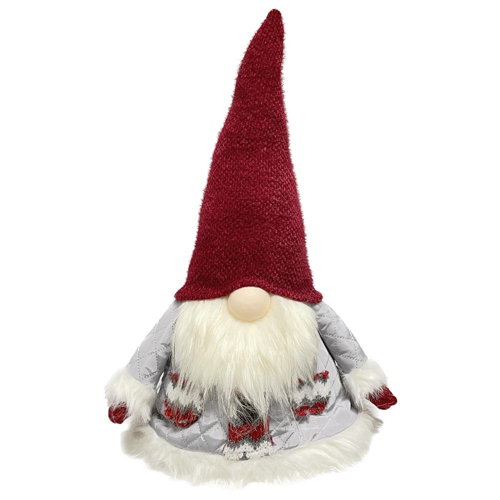 Zoe 58643 White And Red Gnomo Con Led 39Cm